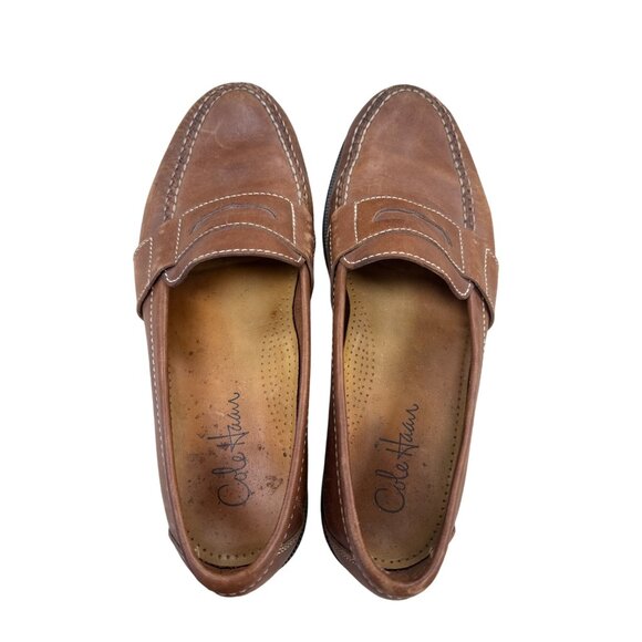 Cole Haan Mens brown leather slip on loafer 10.5M SKU 7243 - Picture 8 of 9